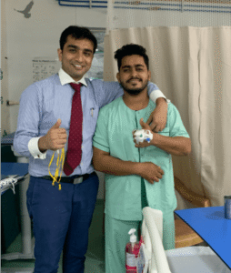 Mr Mohd Ali Yamun Shaikh from Dubai- Treated for varicose veins- happy patient