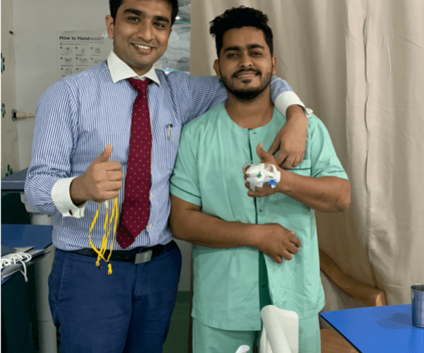 Mr Mohd Ali Yamun Shaikh from Dubai- Treated for varicose veins- happy patient